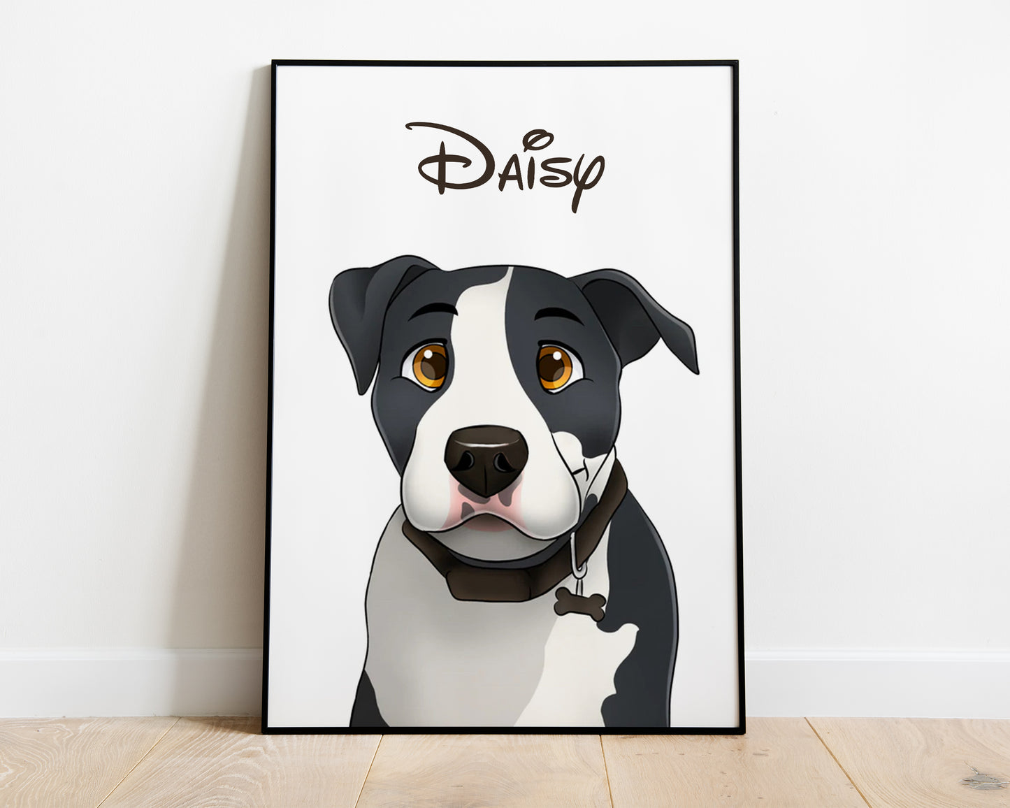 Disneyfy Pet Cartoon Hand Drawn Portrait