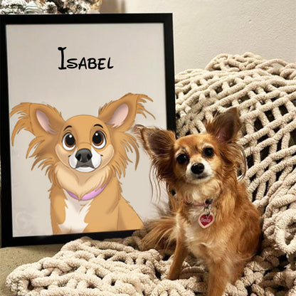 Disneyfy Pet Cartoon Hand Drawn Portrait