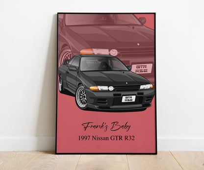 Custom Vehicle Portrait | Car | Truck | Boat | Motorbike