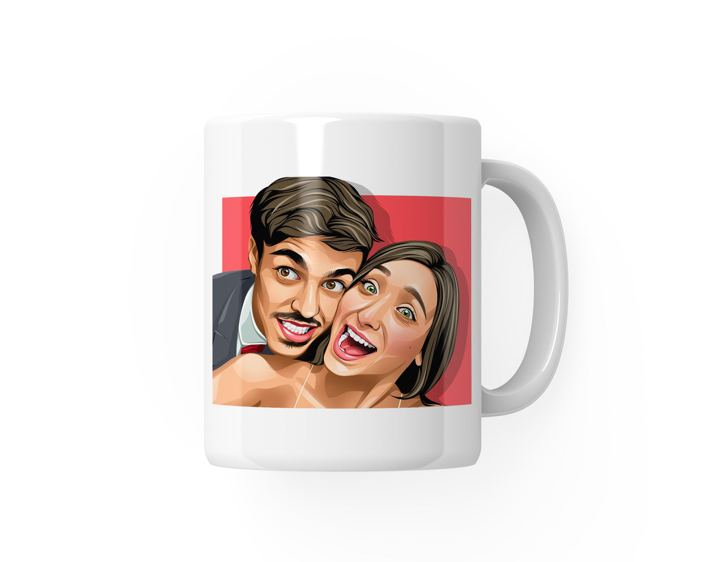 Hand Drawn Cartoon Mug