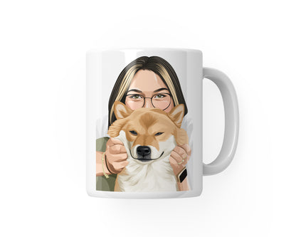 Hand Drawn Cartoon Pet Mug