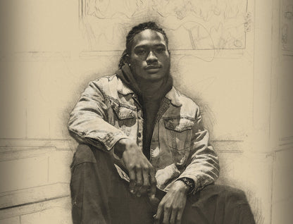 Vintage Sketch Portrait