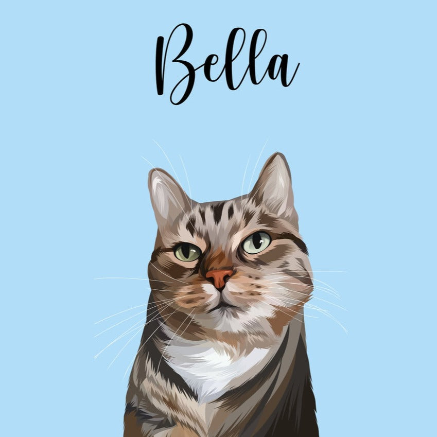 Pet Realistic Hand Drawn Portrait