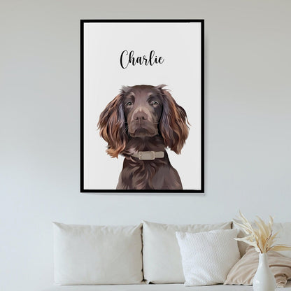 Pet Realistic Hand Drawn Portrait